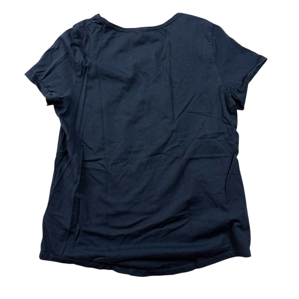 Amazon Essentials Women’s Short Sleeve V-Neck Tee – Navy Blue – Size Large - Picture 7 of 7